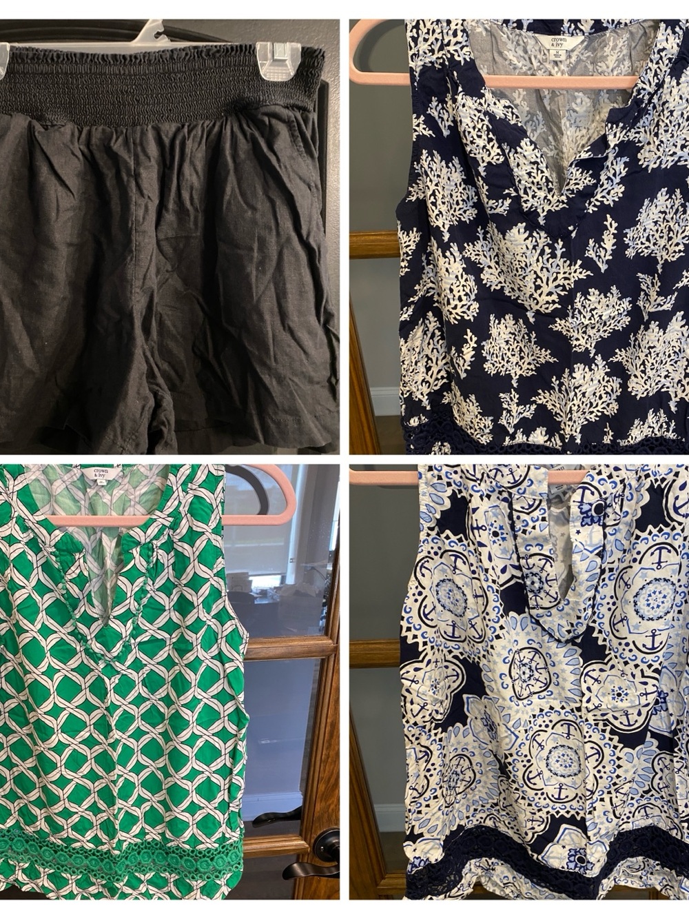 Crown & Ivy 4 piece lot of size medium